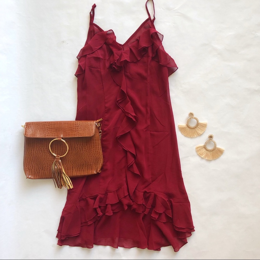 Ruffle romantic dress